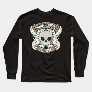 Dentists crew Jolly Roger pirate flag Long Sleeve T-Shirt